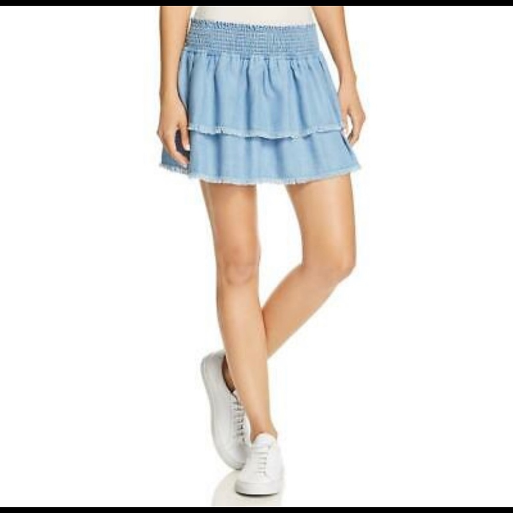 Bella Dahl blue mini skirt